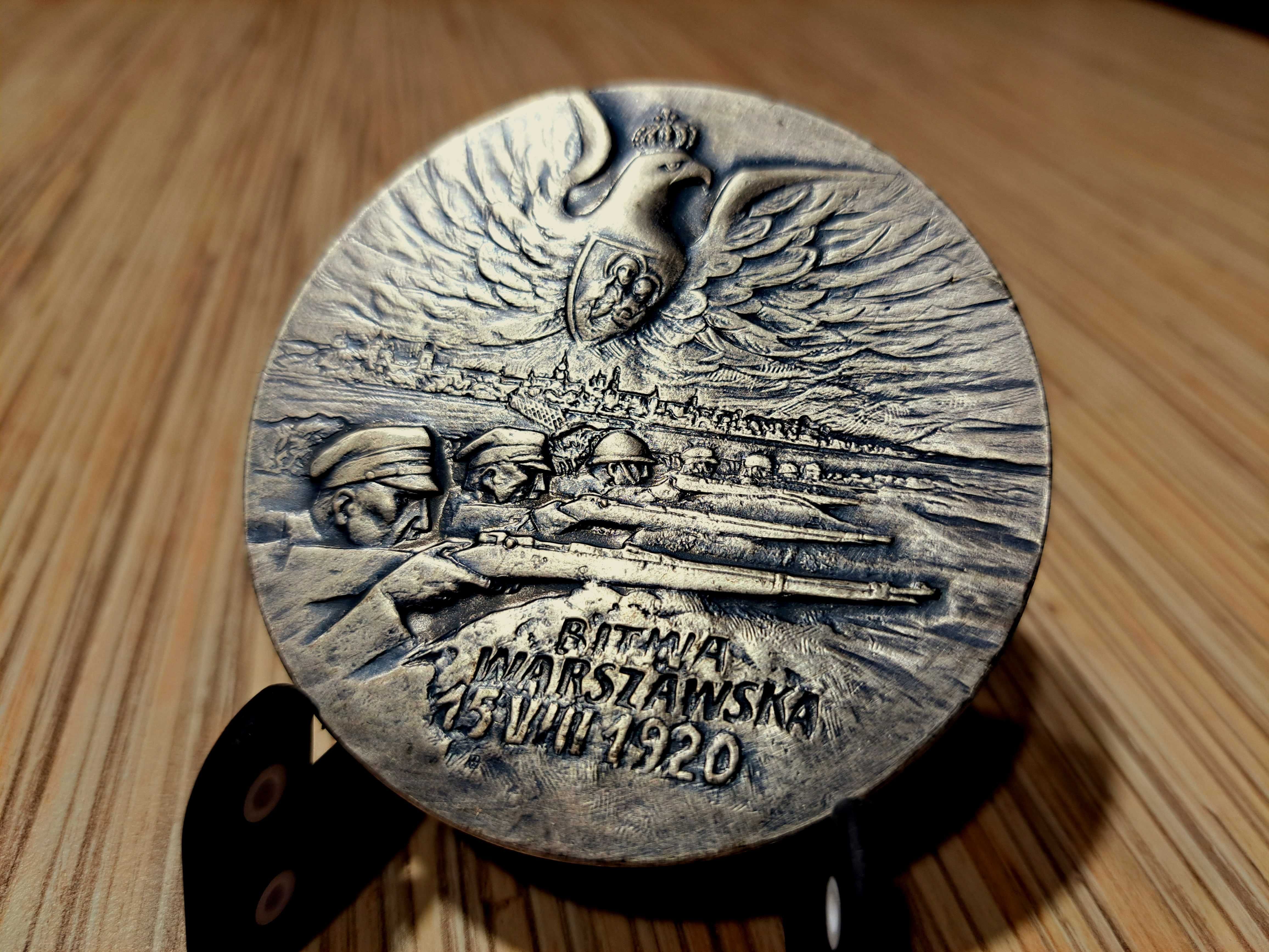 Medal PTAiN 1990r "W 70-tą rocznicę zwycięstwa Bitwa Warszawska 1920r"