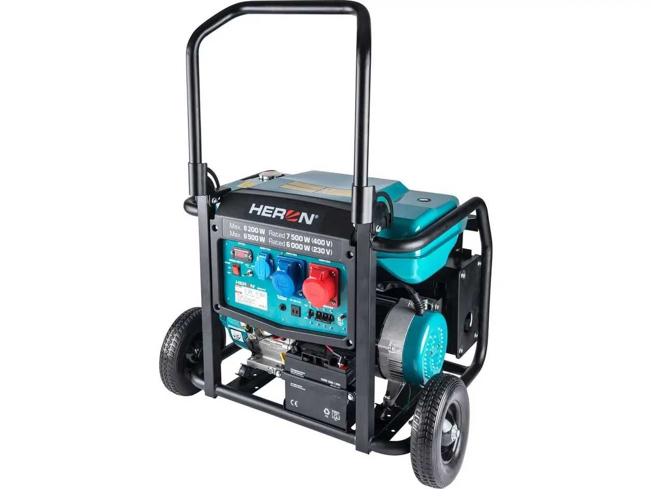 Бензиновий генератор Heron 8896147 8,2 кВ AVR три фази (Чехія)
