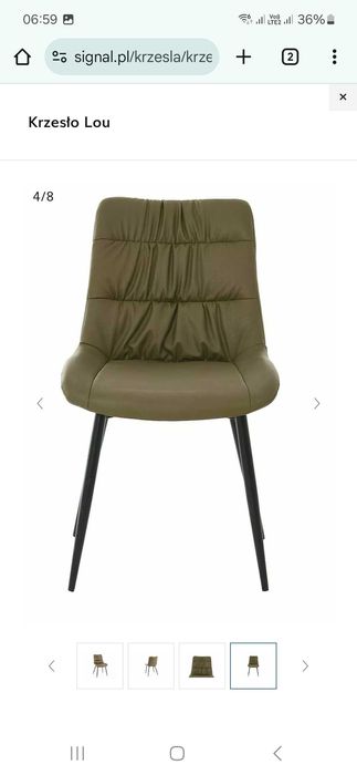 Krzesła z ekoskóry