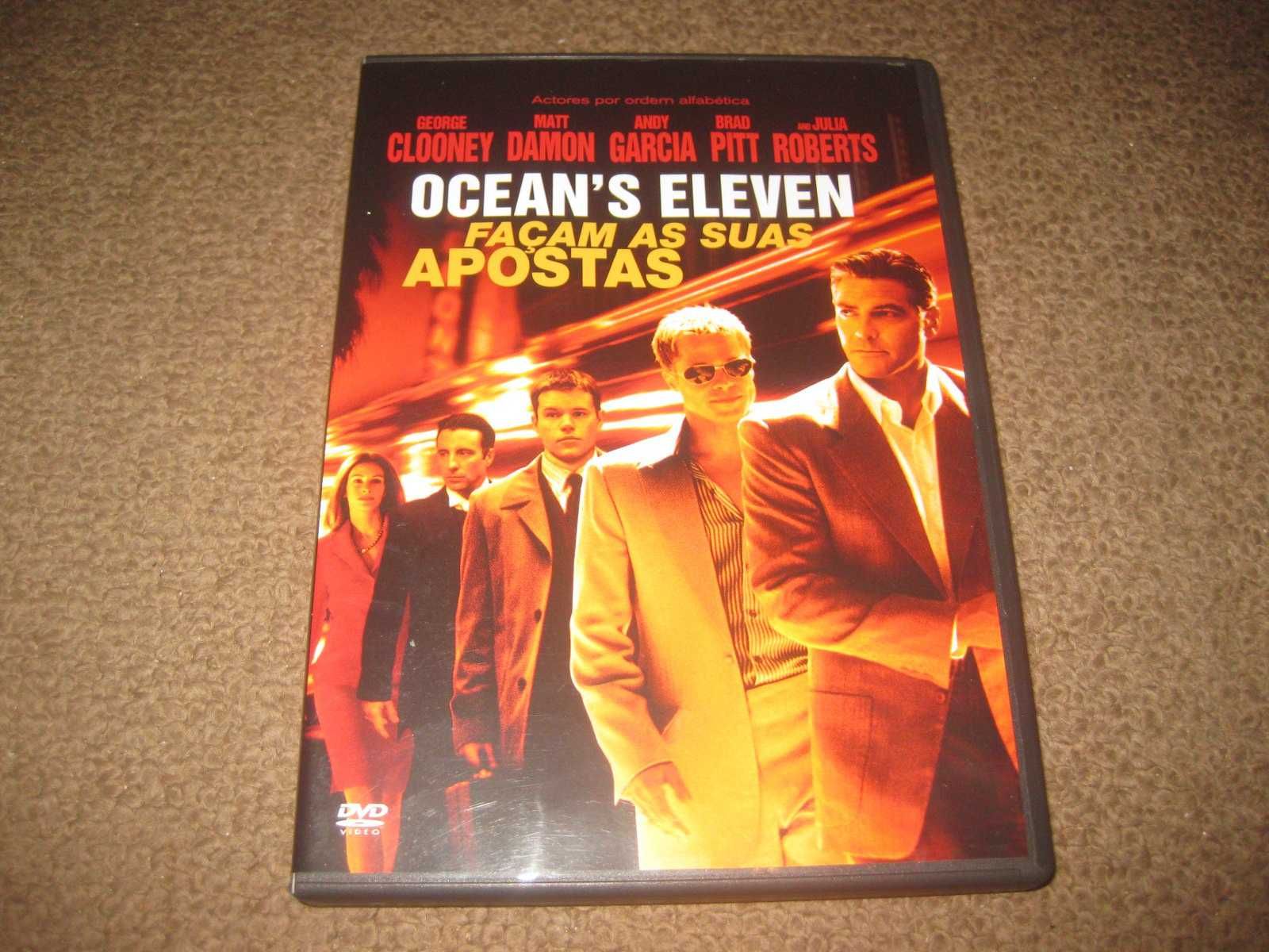 DVD "Ocean's Eleven" com Brad Pitt