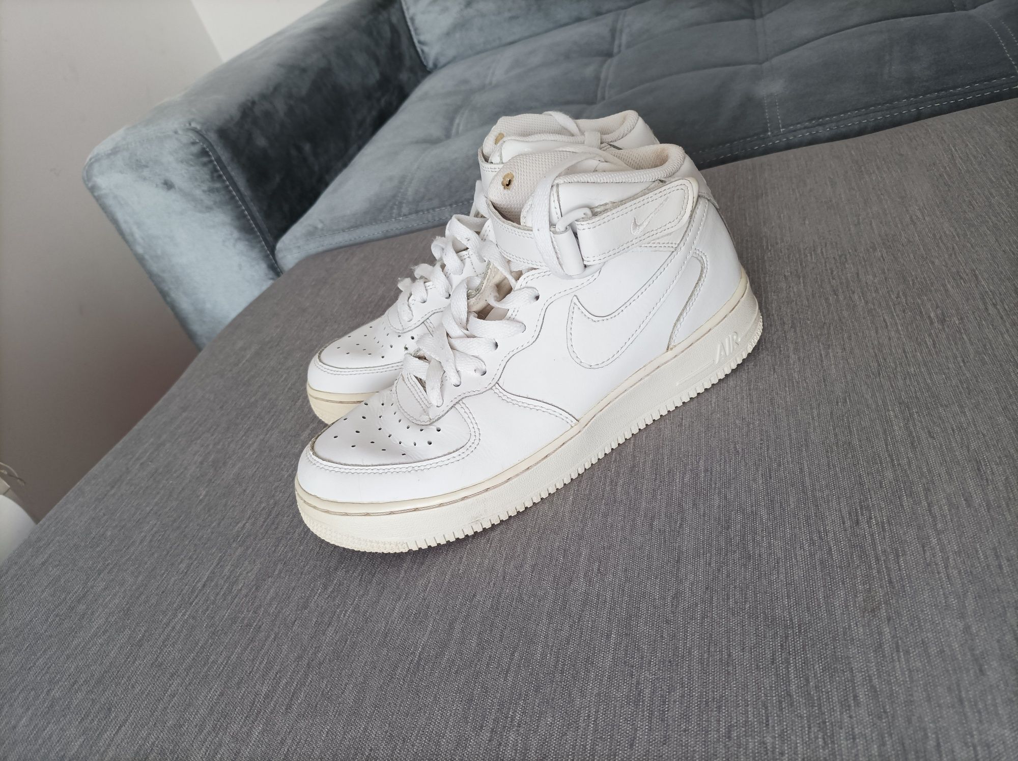 Nike Air Force 1 wysokie białe stan idealny rozmiar 38.5