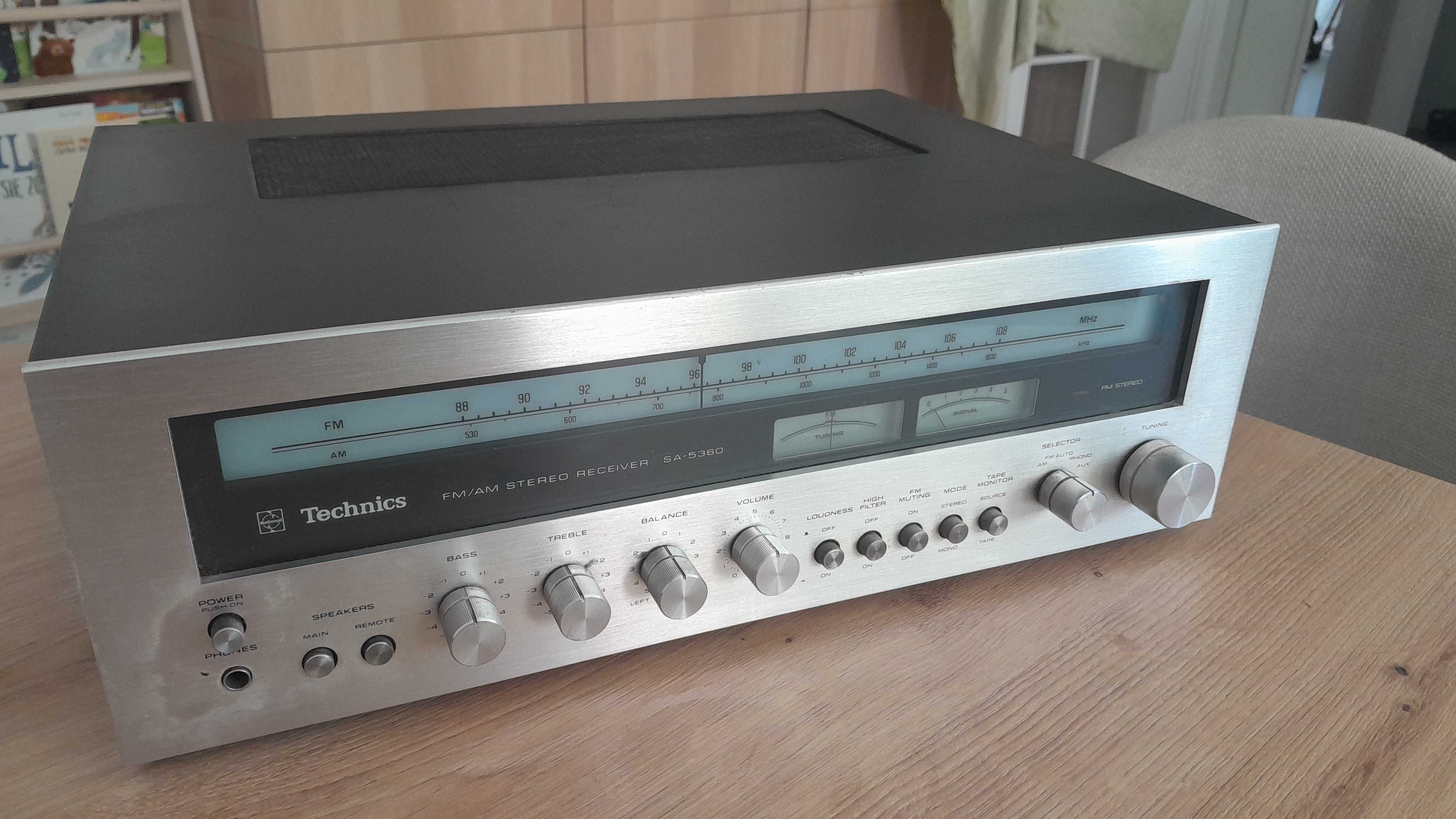 Zestaw audio - Amplituner Technics SA-5360, Głośniki Quadral SM 60 +