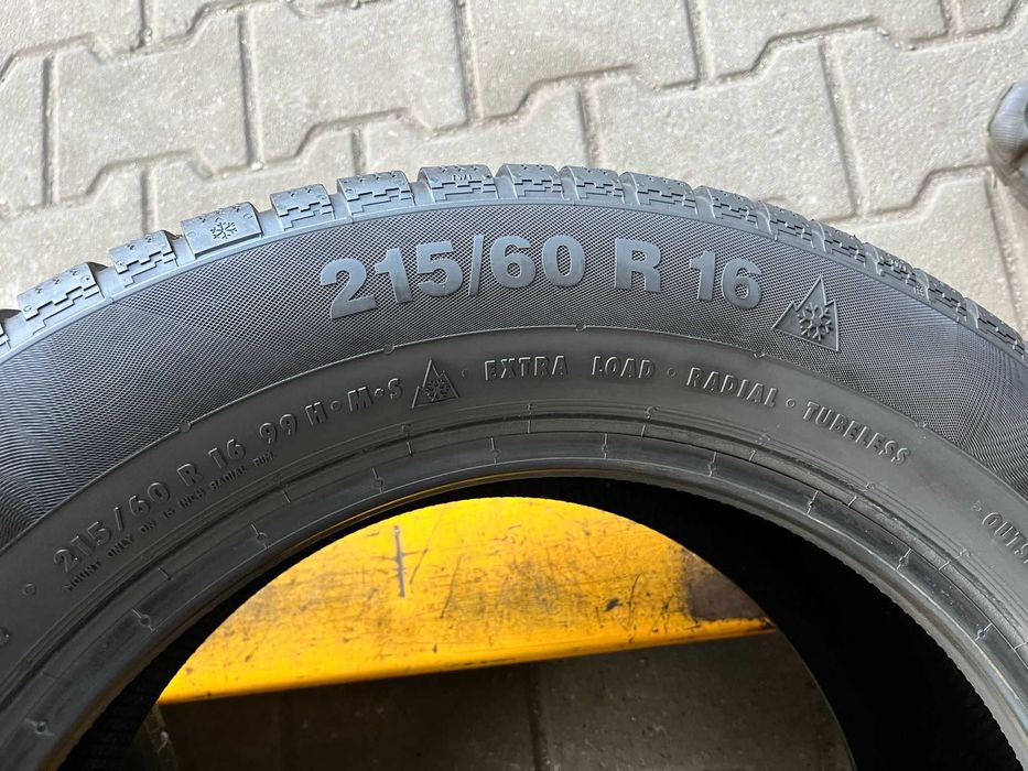 Opony zimowe 2x 215/60 R16 Continental Winter TS830P XL #3677