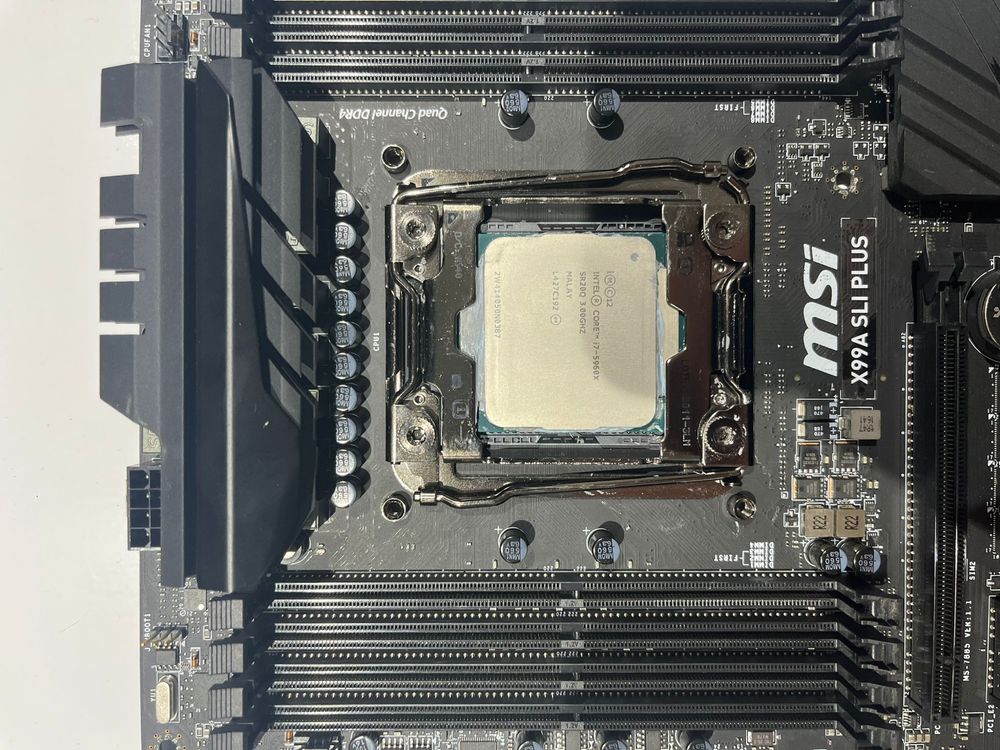 Płyta główna MSI X99 SLI PLUS + procesor INTEL CORE I7-5960X