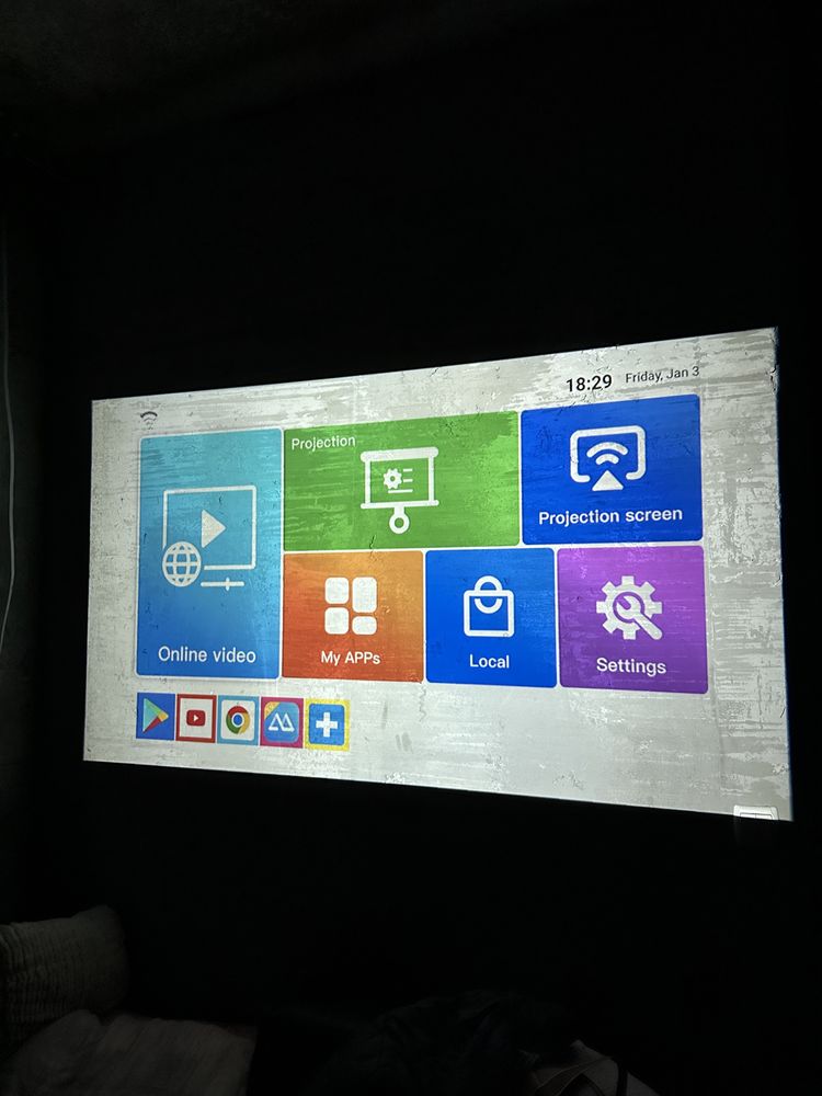 Проєктор LED-проєктор Hongtong S30 MAX Android 10