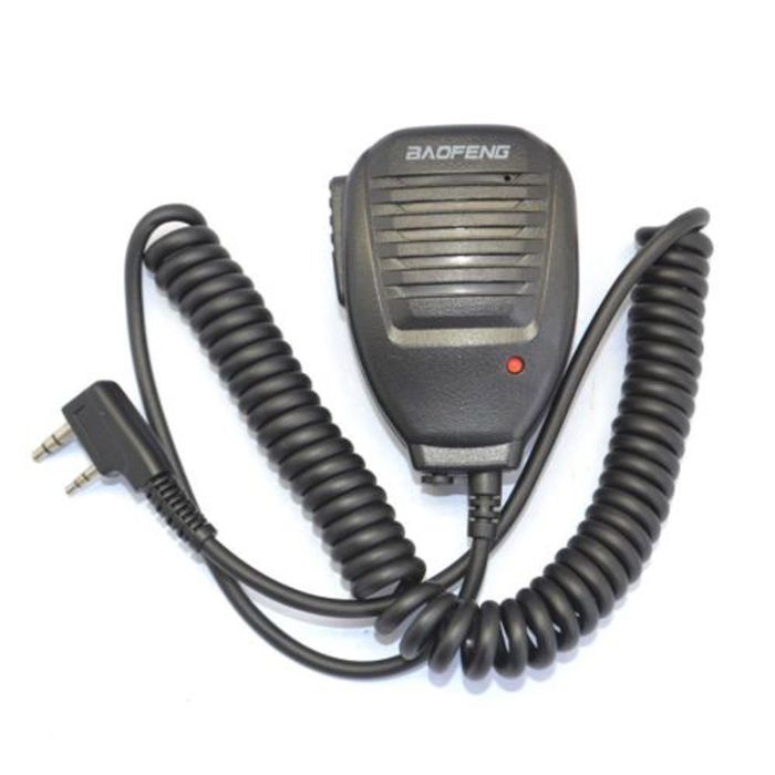 AMR009 - Microfone PTT com LED para BaoFeng, Kenwood
