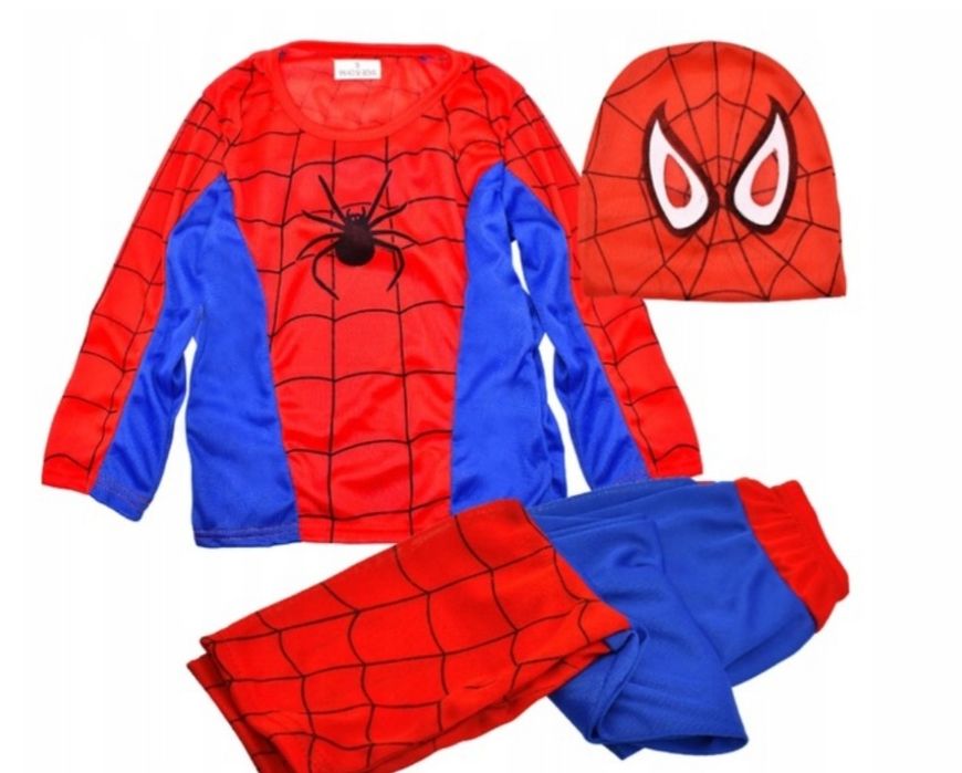 Czerwony spiderman na bal karnawałowy 120-130