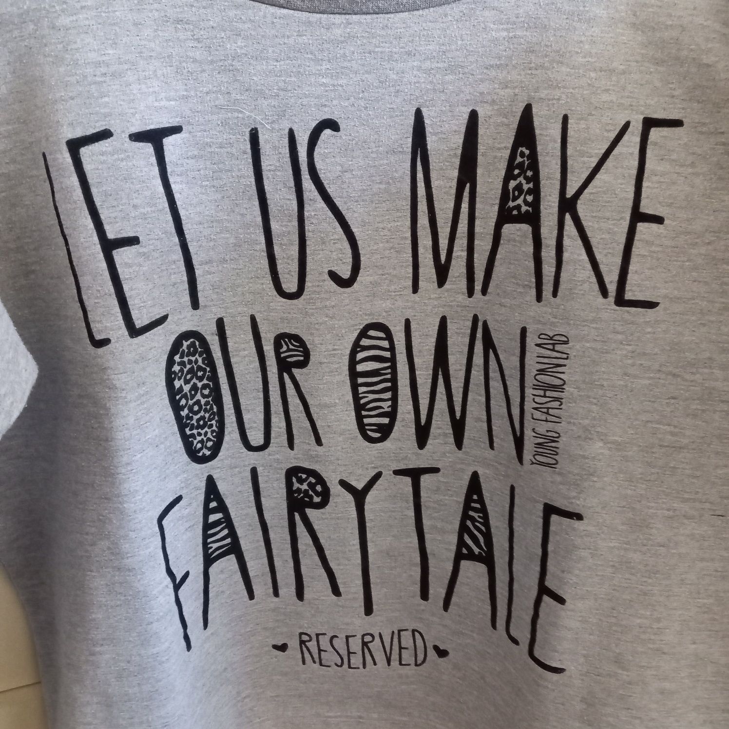 FAJNA bluza z napisem