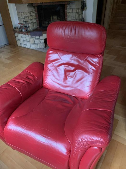 Fotele skórzane relaksacyjne GALA