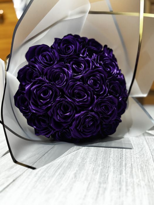 Квіти з атласноі стрічки