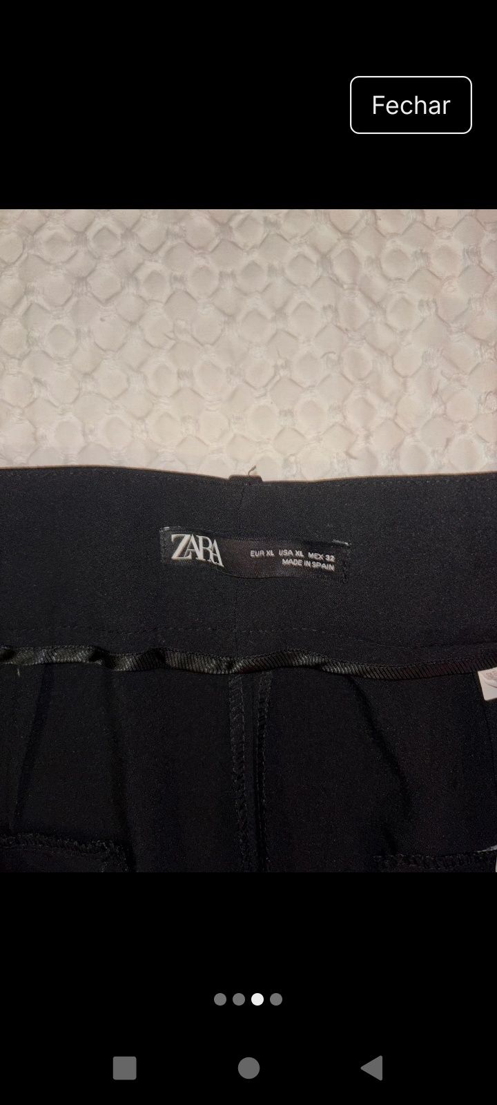 Calças Zara XL rigorosamente como novas