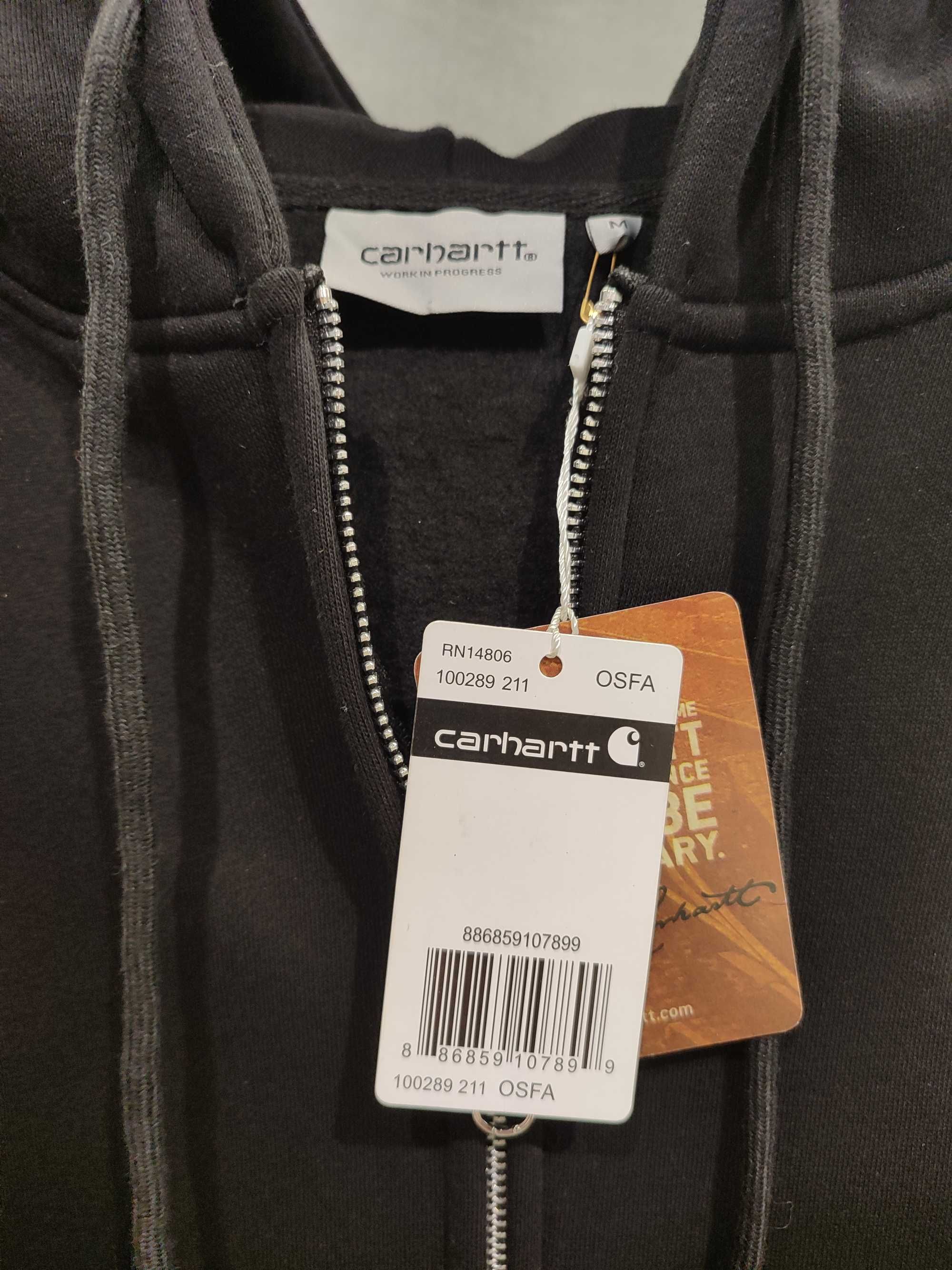 Худі CARHARTT WIP Zip Hoodie Black