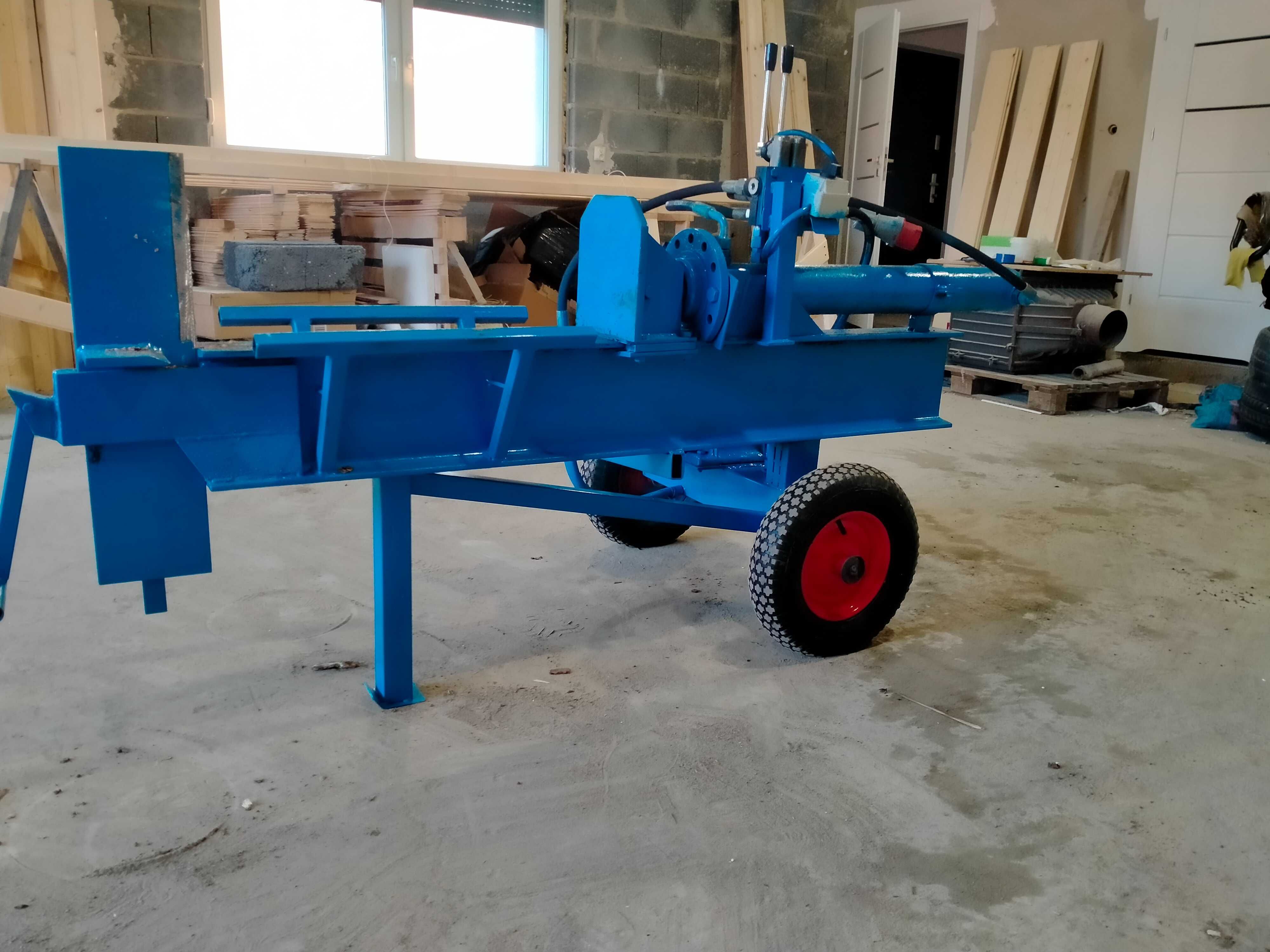 Łuparka Do Drewna  Hydrauliczna Elektryczna Łomża Transport Cały Kraj