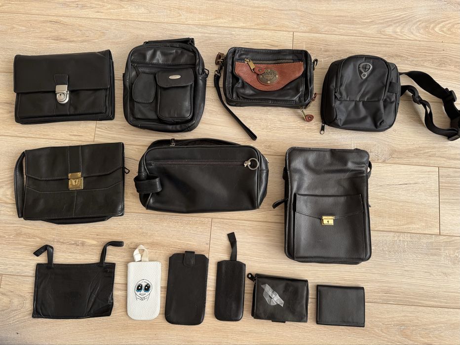 Мужские барсетки кожа