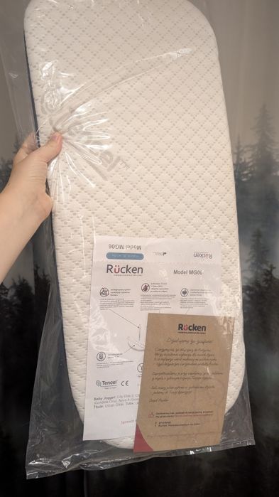 Materac Rucken do gondoli kosza Mojżesza