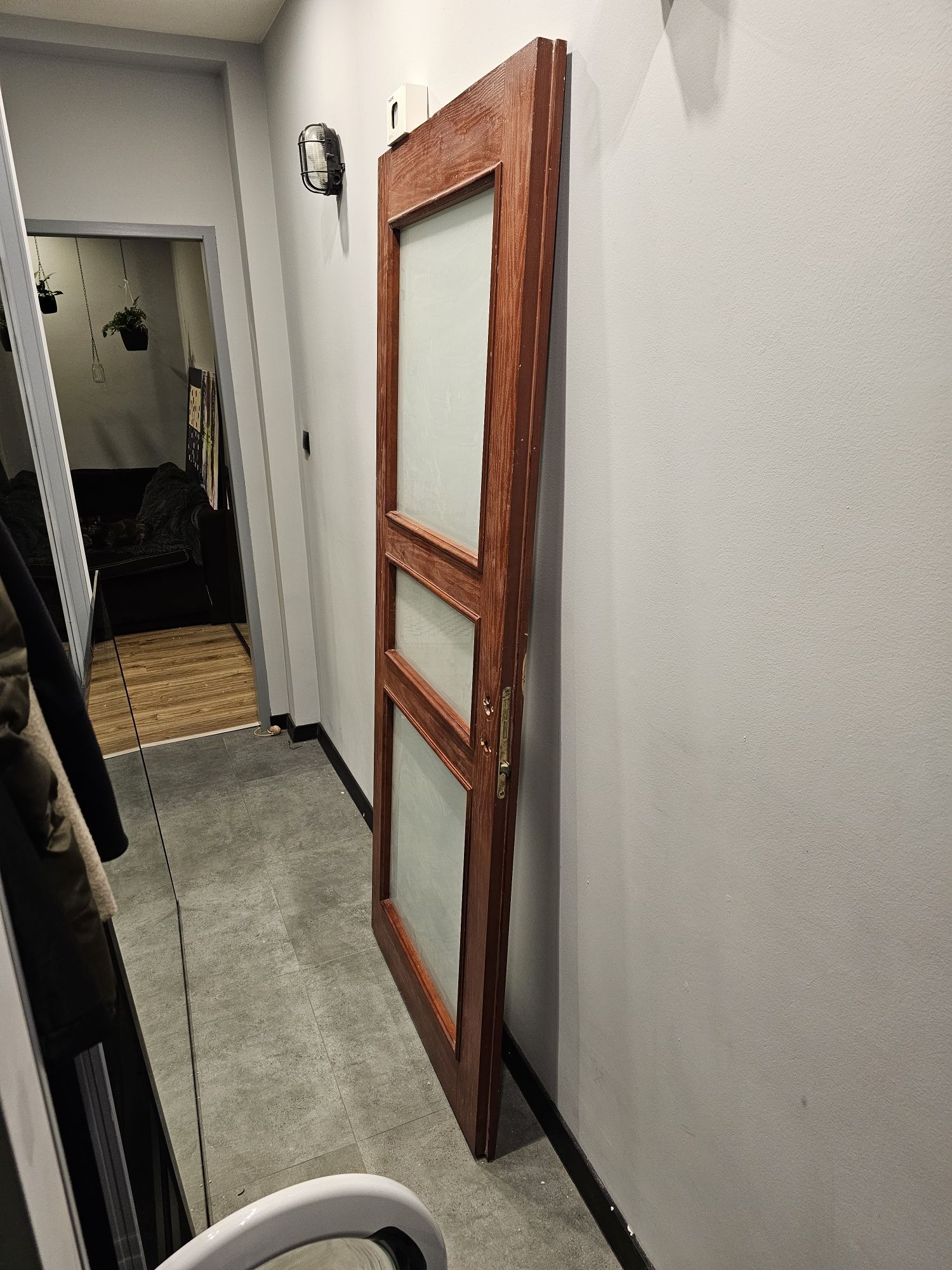 Drzwi drewniane wewnętrzne 80cm