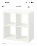 Móvel KALLAX IKEA 4 cubos