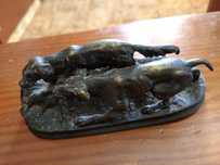 Escultura em bronze