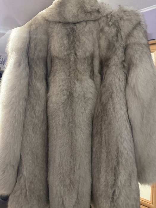 Naturalne futro z lisa + szal z lisa komplet naturalny