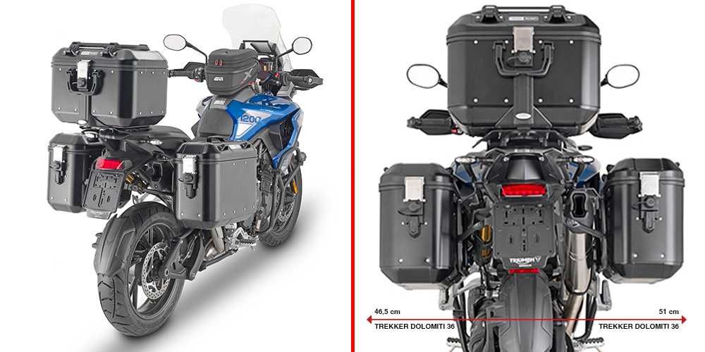 PLO6422MK stelaże TRIUMPH Tiger 1200 GT / GT Pro (22 > 24)  PLO6422CAM