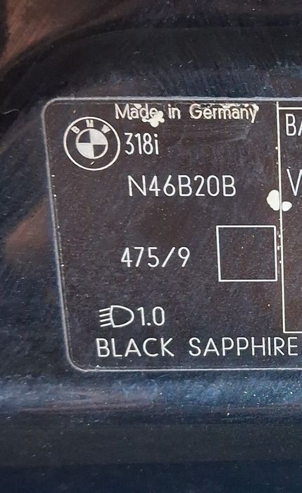 Bmw silnik N46B20B części.