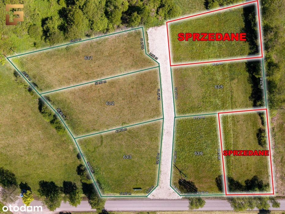 5 gotowych działek z warunkami zabudowy budowlane