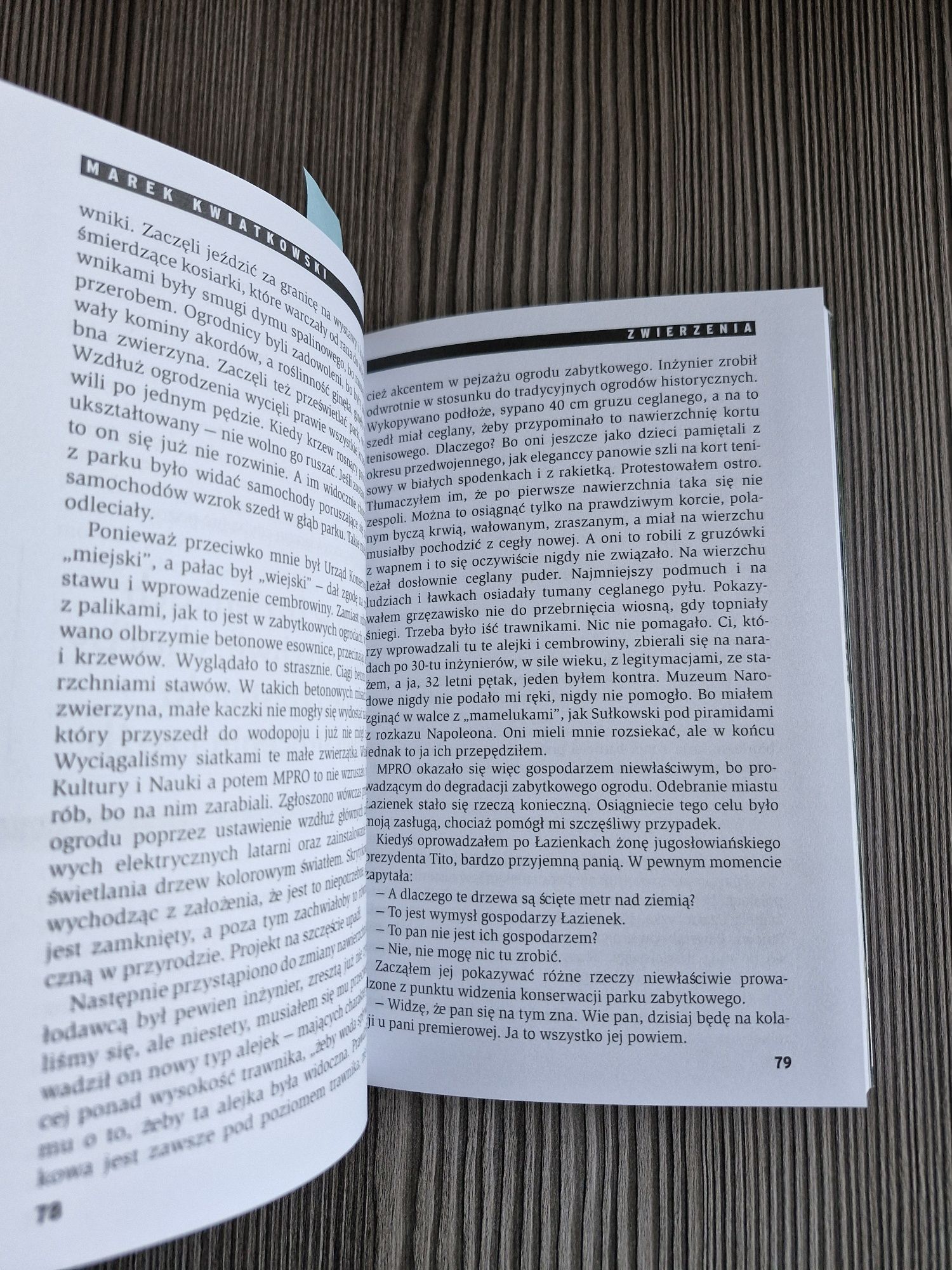 6090. "Zwierzenia" Marek Kwiatkowski. AUTOGRAF