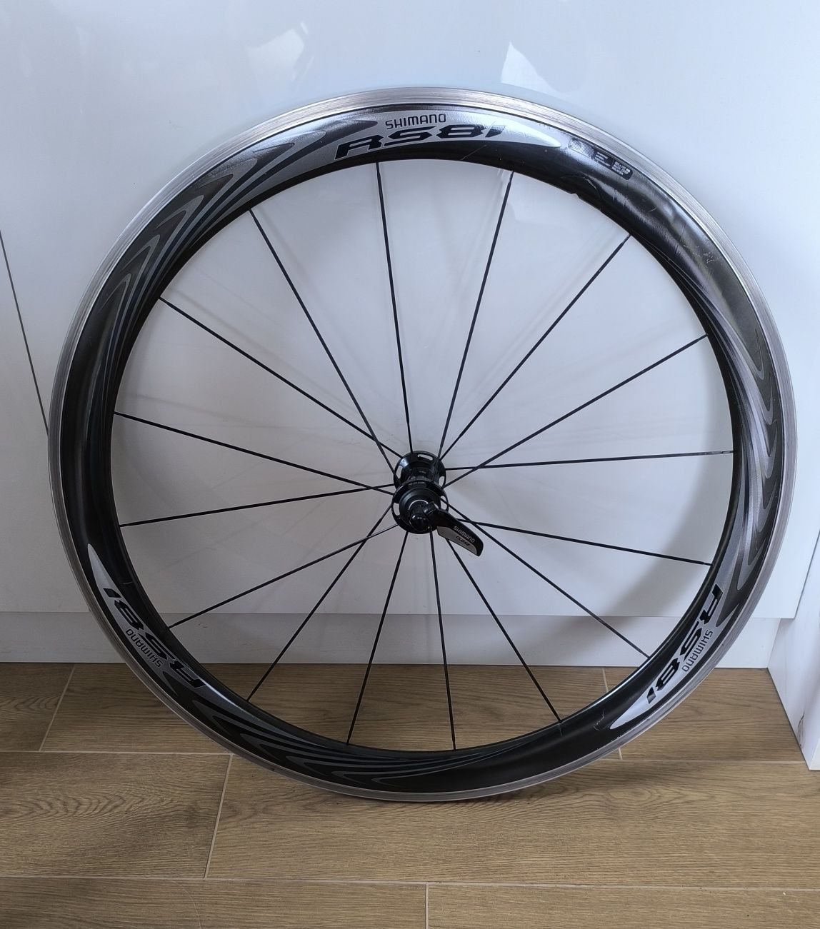 Koło szosowe carbon Shimano WH-RS81 C50 przód, idealny stan