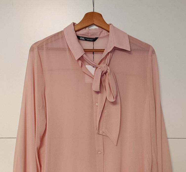 Nowa różowa koszula damska zara