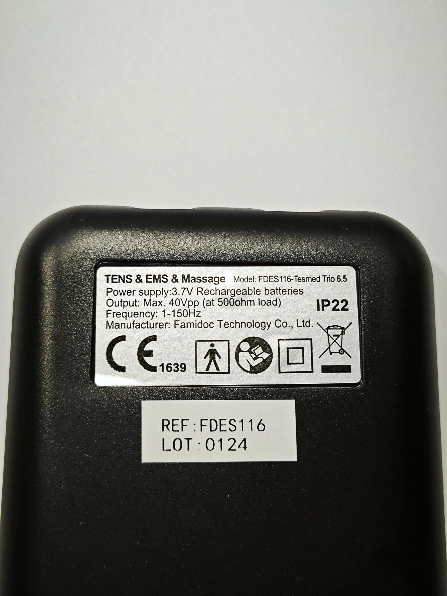 Elektrostymulator Mięśni Tensmed Trio 6.5