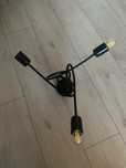 Lampa sufitowa w kolorze czarnym