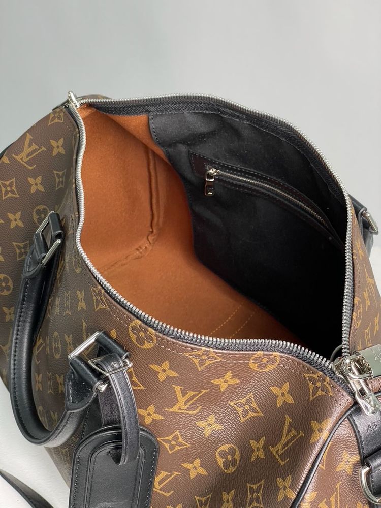 Torebka Louis Vuitton Keepall Bandouliere Brown Canvas