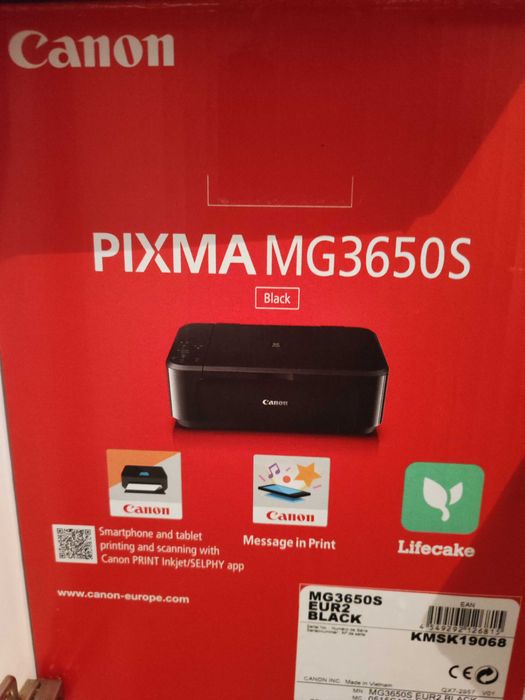 Impressora multifunções Canon Pixma 3650S como nova