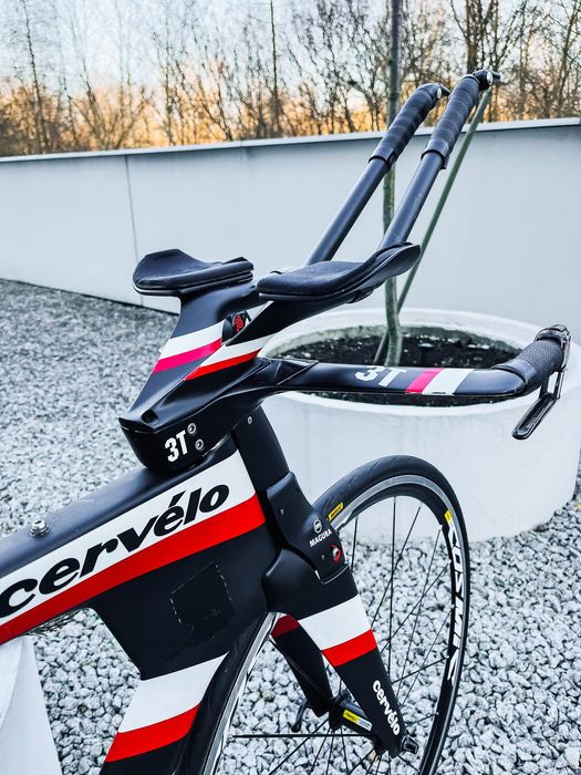 Rower triathlonowy TT Cervélo P5 SIX r 56 Rotor Power, Ceramic Speed