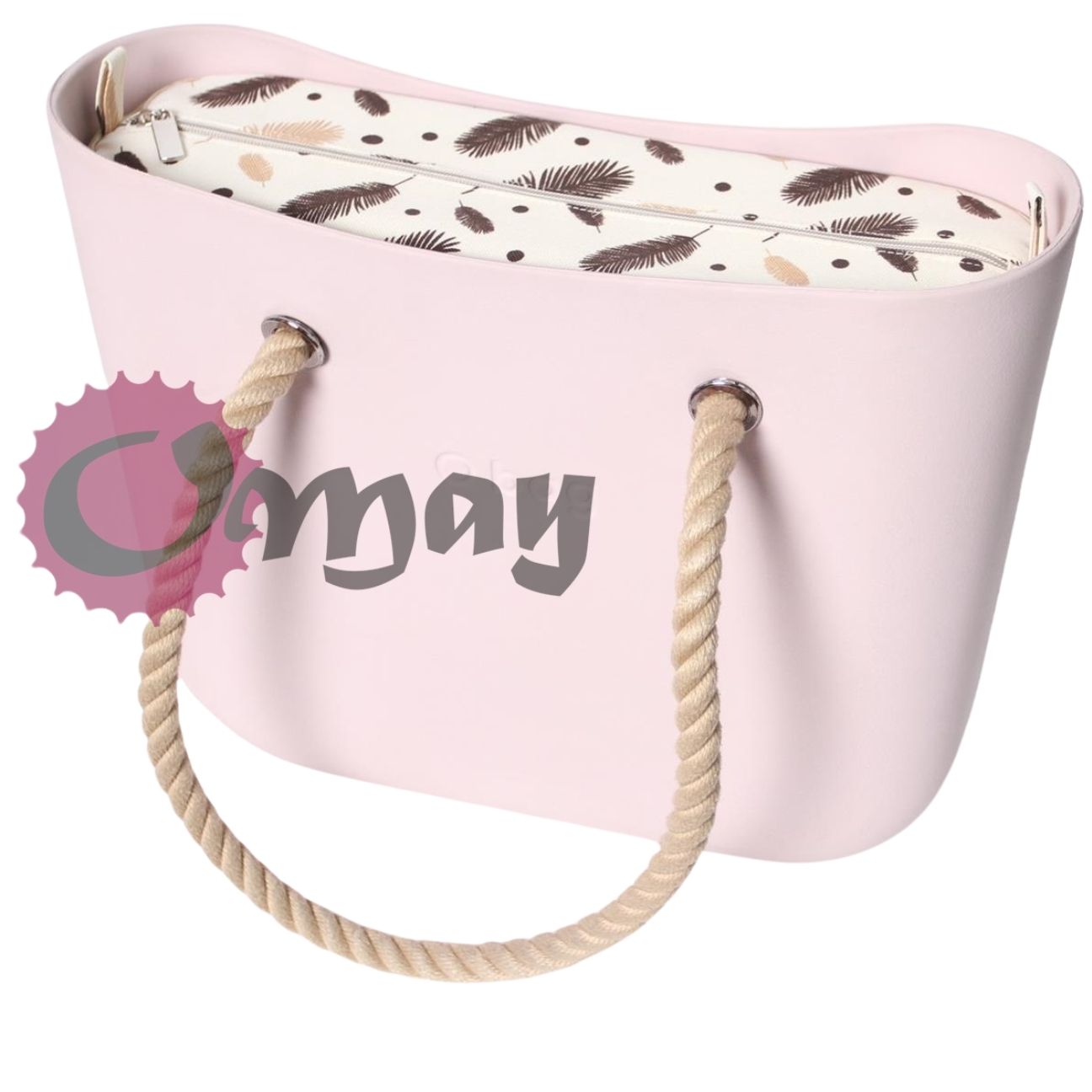 organizer do OBAG STANDARD beżowy pióra brąz hummus 2 kieszenie OMAY
