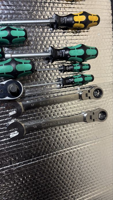 Wera викрутки, Hazet трищітка, Garant трещітковий ключ