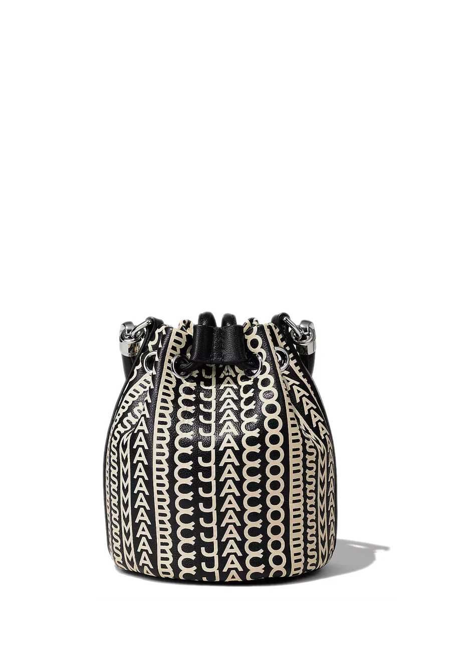 Сумка Marc Jacobs The Monogram Leather Micro Bucket Bag Black