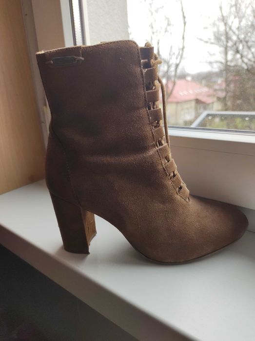 botki skóra naturalna zamsz Pepe Jeans 37,5-38