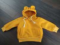 Bluza musztardowa z uszami 80