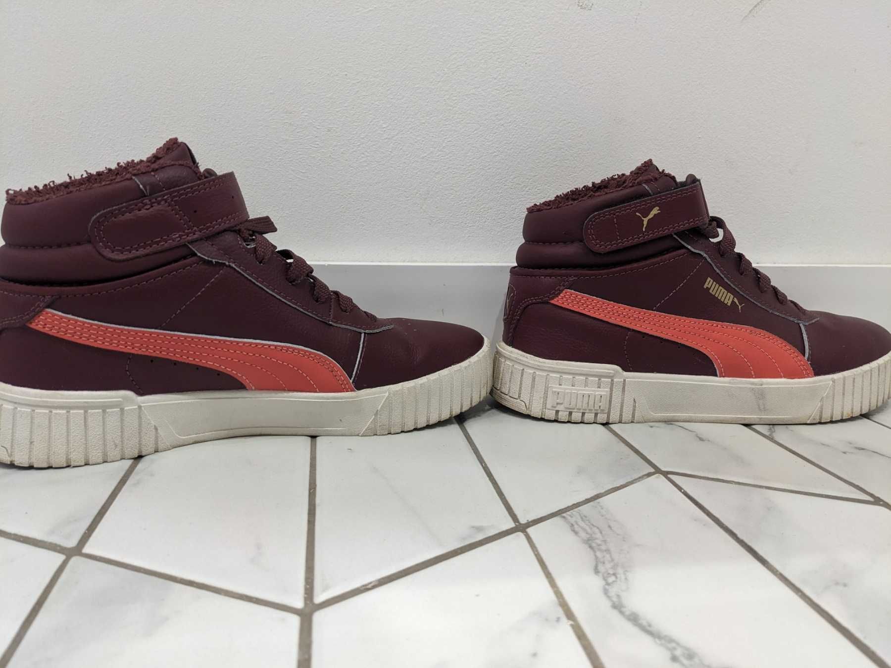 38р 24см зимові Кеди Puma Carina 2.0 Mid WTR черевики чоботи кросівки