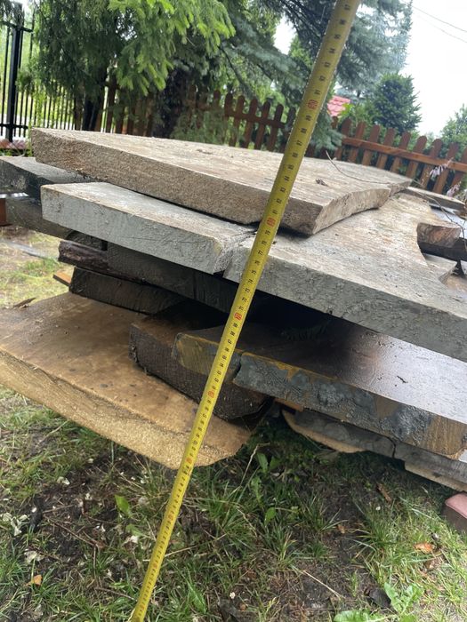 Stare deski  sezonowane 6cm szerokie 60cm stodoły artysty lub na opał