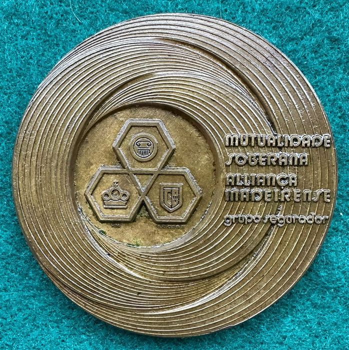 Medalha comemorativa em bronze