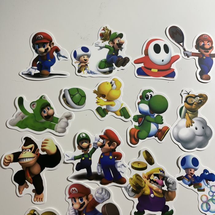 Stickers Autocolantes Nintendo Super Mario