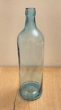 Stara przedwojenna butelka niebieska kolekcjonerska