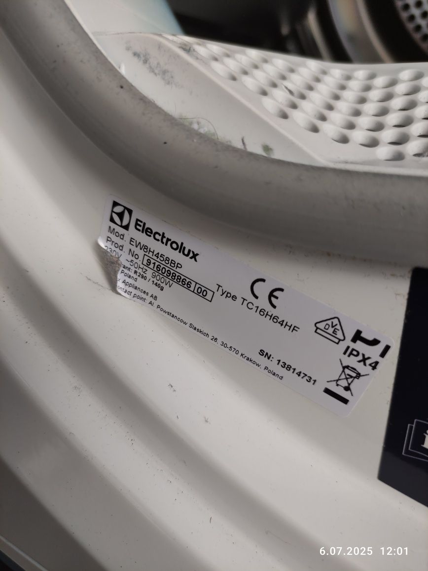 Electrolux PerfectCare 800 8kg DelicateCareSystem