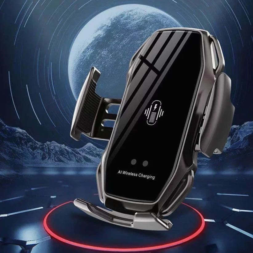 Умный автодержатель автоматический с беспроводной зарядкой