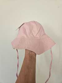 Prześliczny wiązany kapelusz rozmiar 48/50 kapelusik na lato czapka