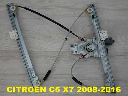Podnośnik Mechanizm Szyb Citroen C5 III X7 Przód Prawy Oryginał (1a22)