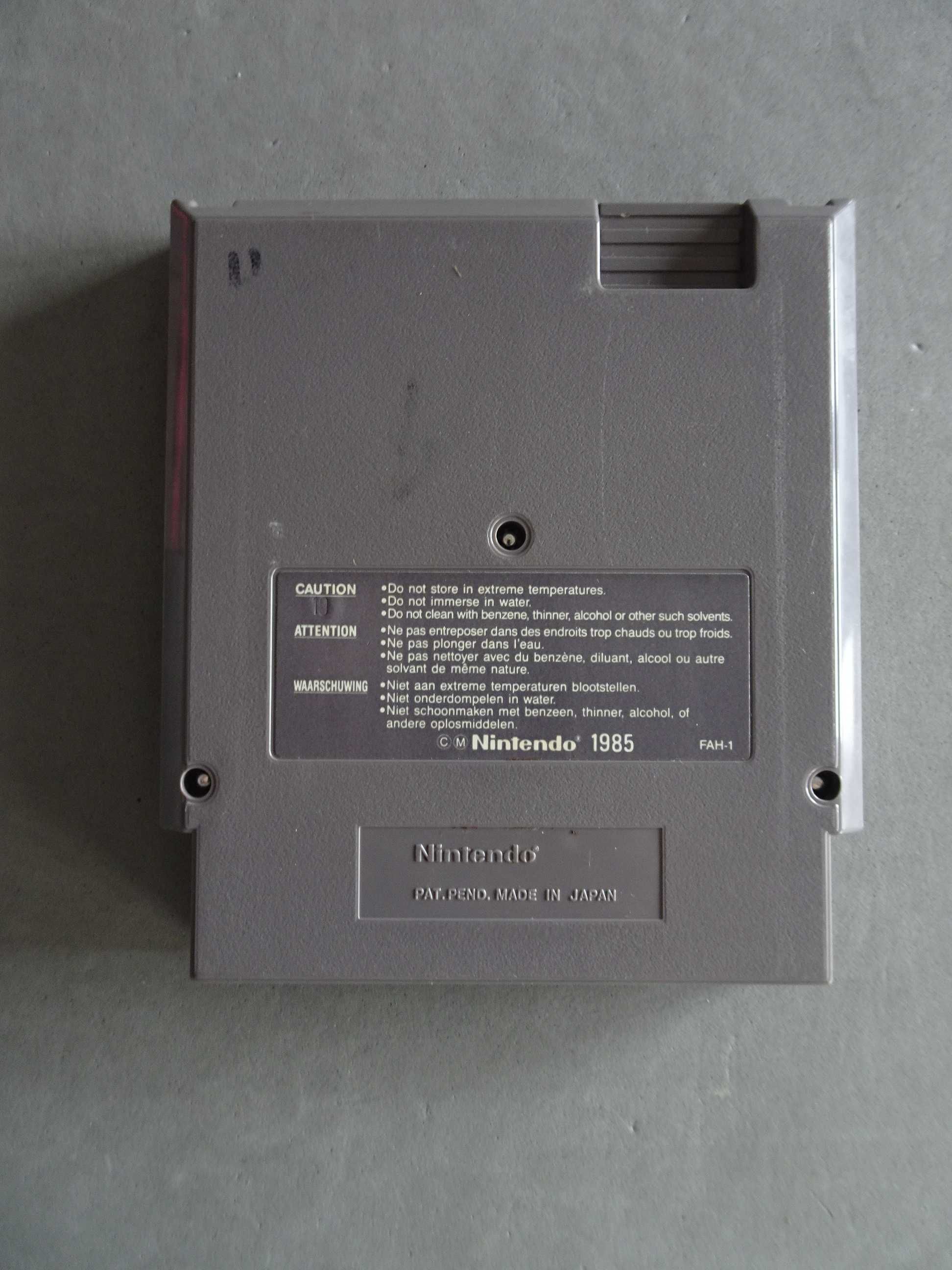 Jogo NES Teenage Mutant Hero Turtles -