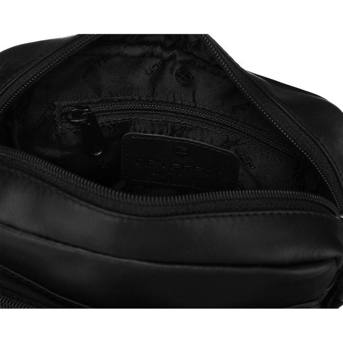 skórzana torebka męska listonoszka na pasku - peterson